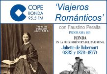 Nº 169-VIAJEROS ROMÁNTICOS – “RONDA EN LA RUTA ROMÁNTICA DEL BAJO GENAL” – Juliette de Robersart (1863 y 1876 – 1877)