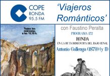 Nº 172-VIAJEROS ROMÁNTICOS – “RONDA EN LA RUTA ROMÁNTICA DEL BAJO GENAL” – Antonio Gallenga (1879) (y II)