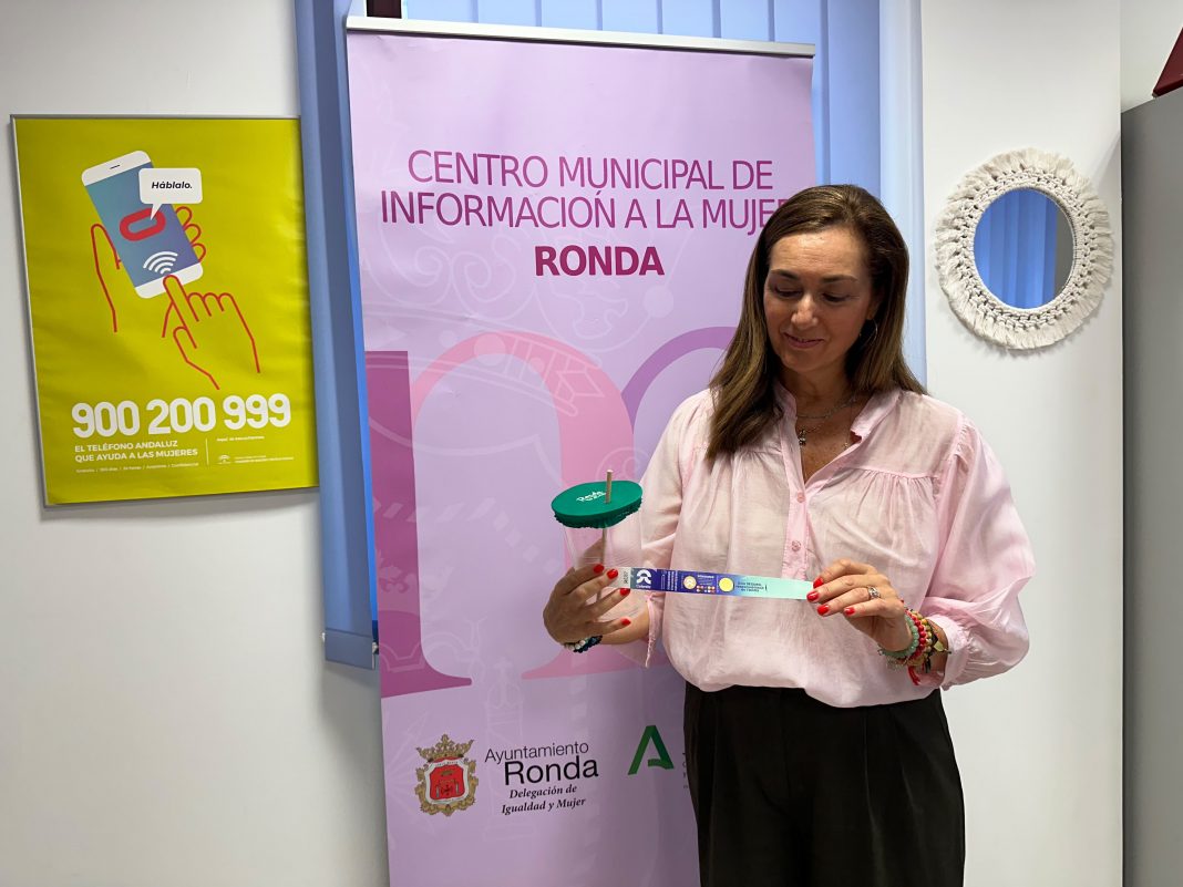 Punto Violeta instalado en el recinto ferial Ángel Harillo de Ronda