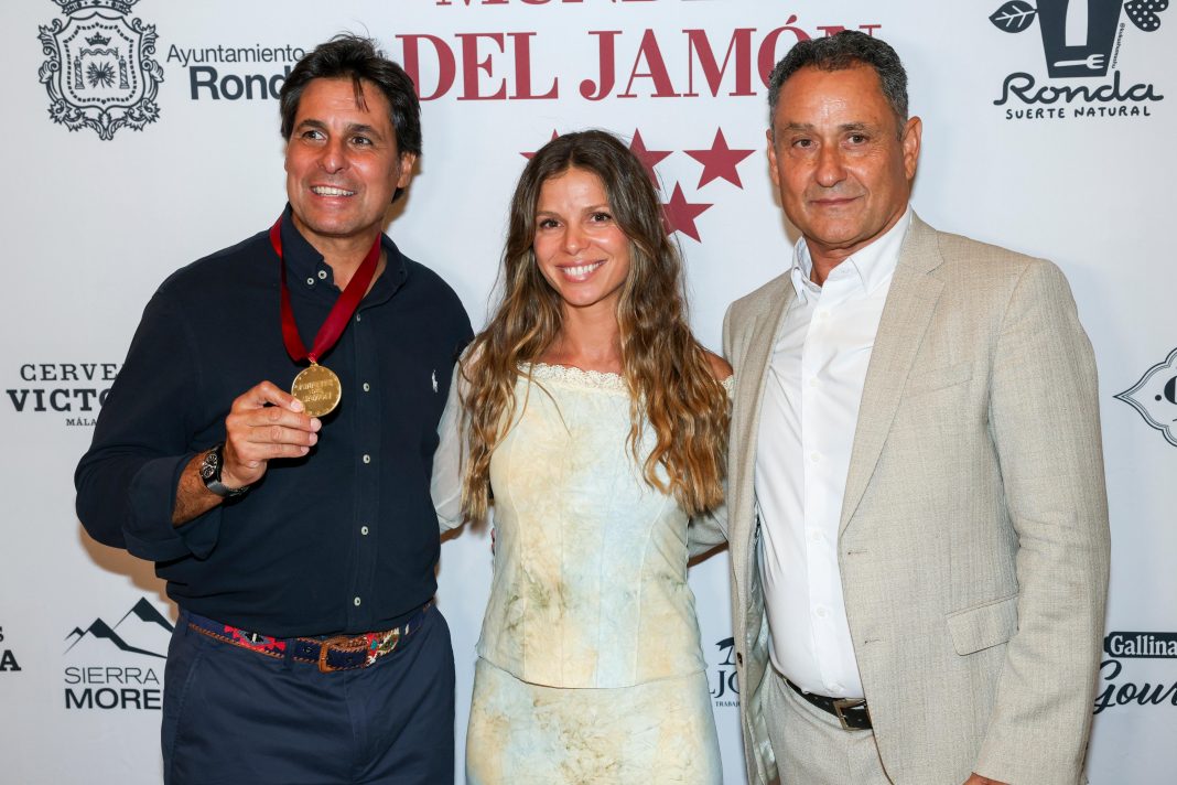 Corte de jamón ibérico durante el Mundial del Jamón en Ronda