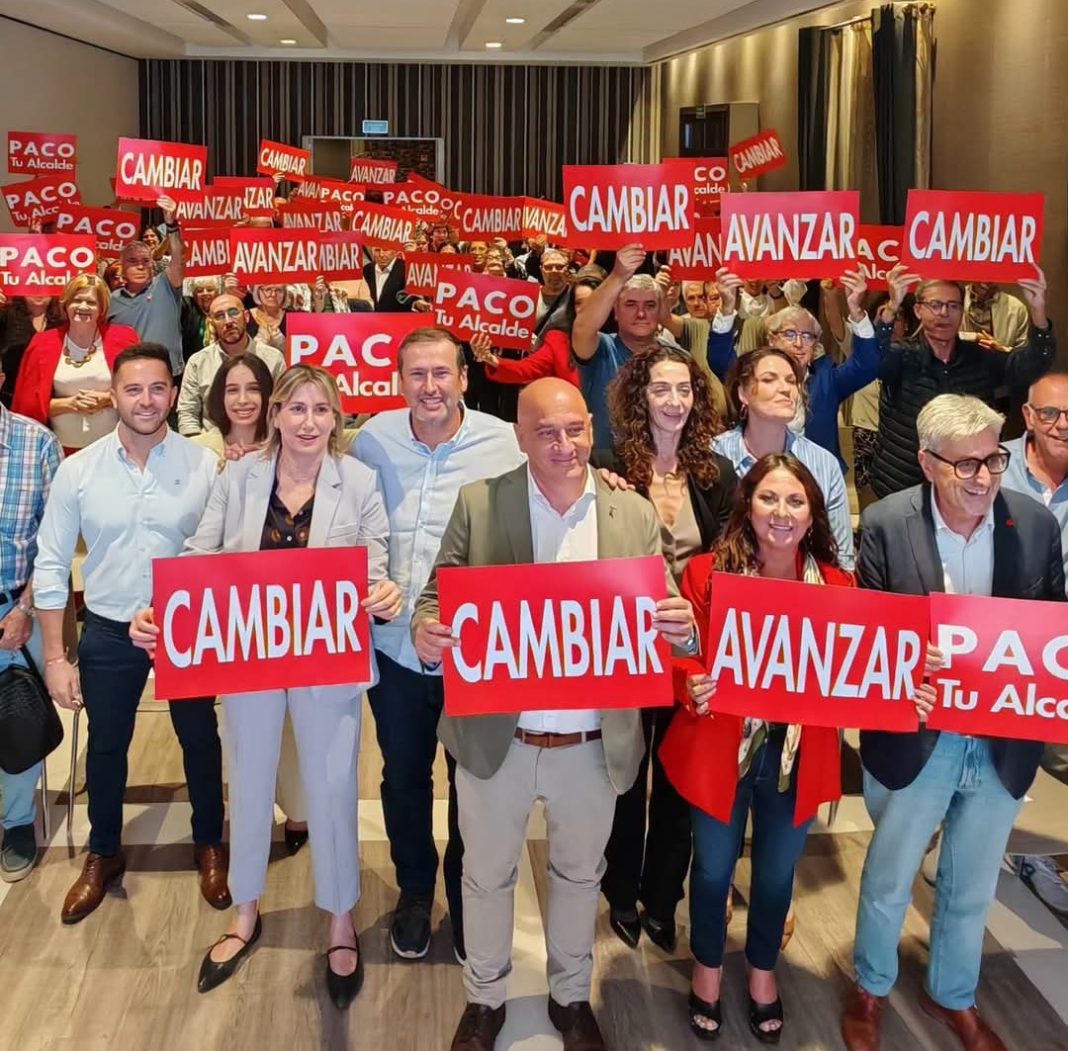 Francisco Cañestro durante el acto de presentación de su candidatura en Ronda