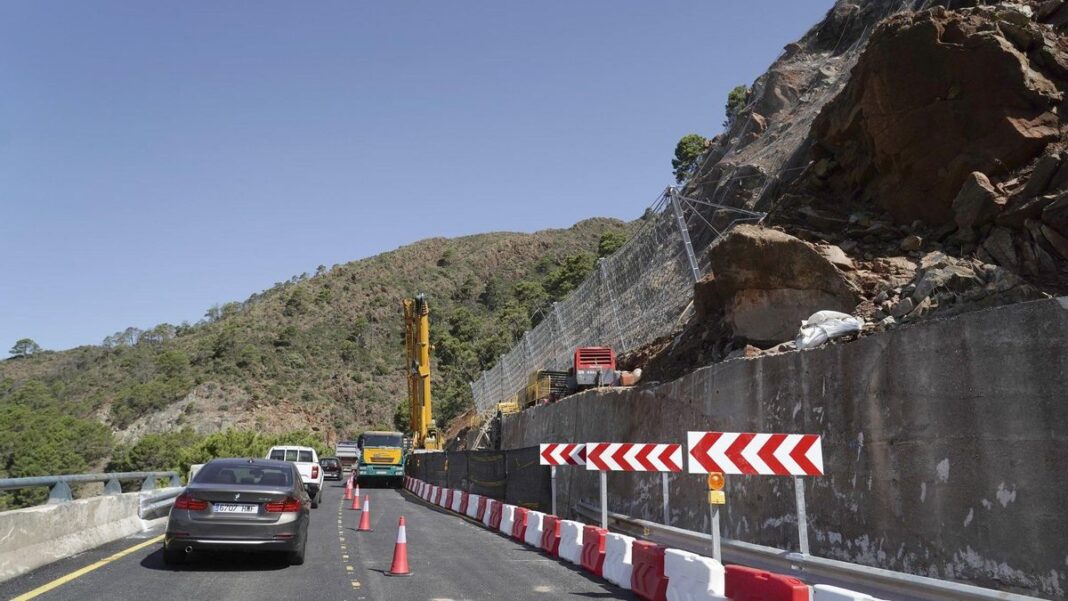 Zona afectada por el incendio forestal en Igualeja